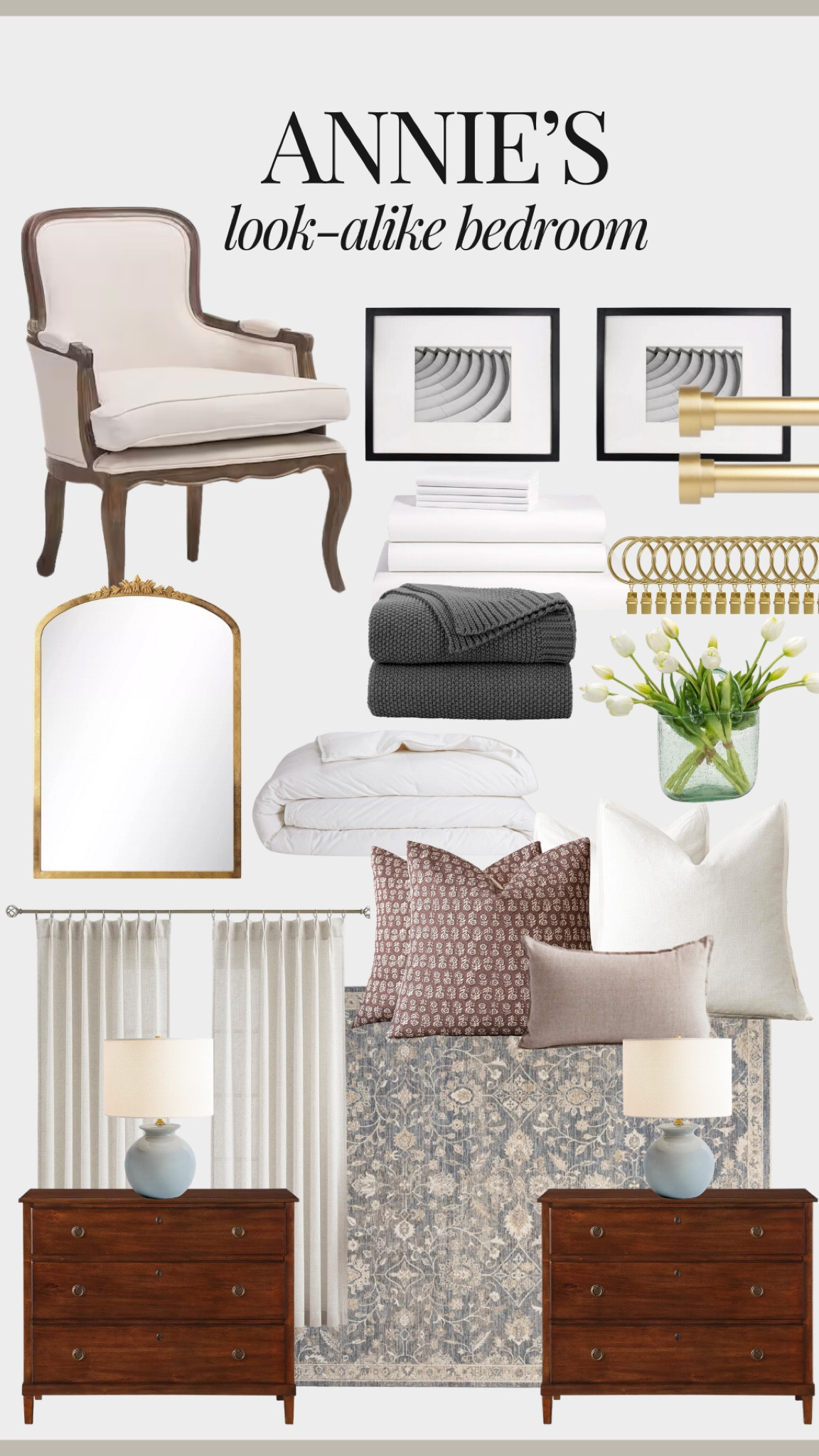 Bedroom mood board, a cozy transitional space!

#LTKHome