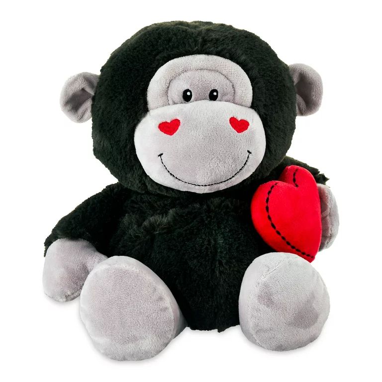 Way to Celebrate! Valentine’s Day 10in Funky Friend Plush Toy, Gorilla | Walmart (US)