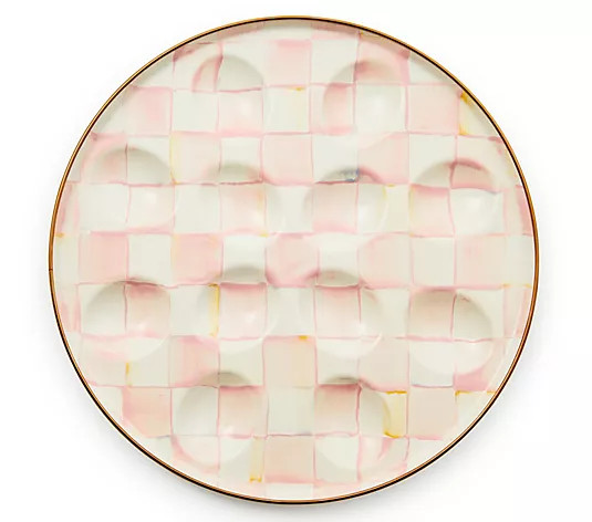 MacKenzie Childs Egg Plate | QVC