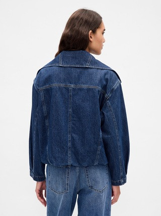 Denim Oversized Cocoon Jacket | Gap (CA)