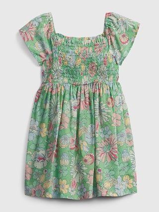 Toddler Smocked Floral Dress | Gap (US)
