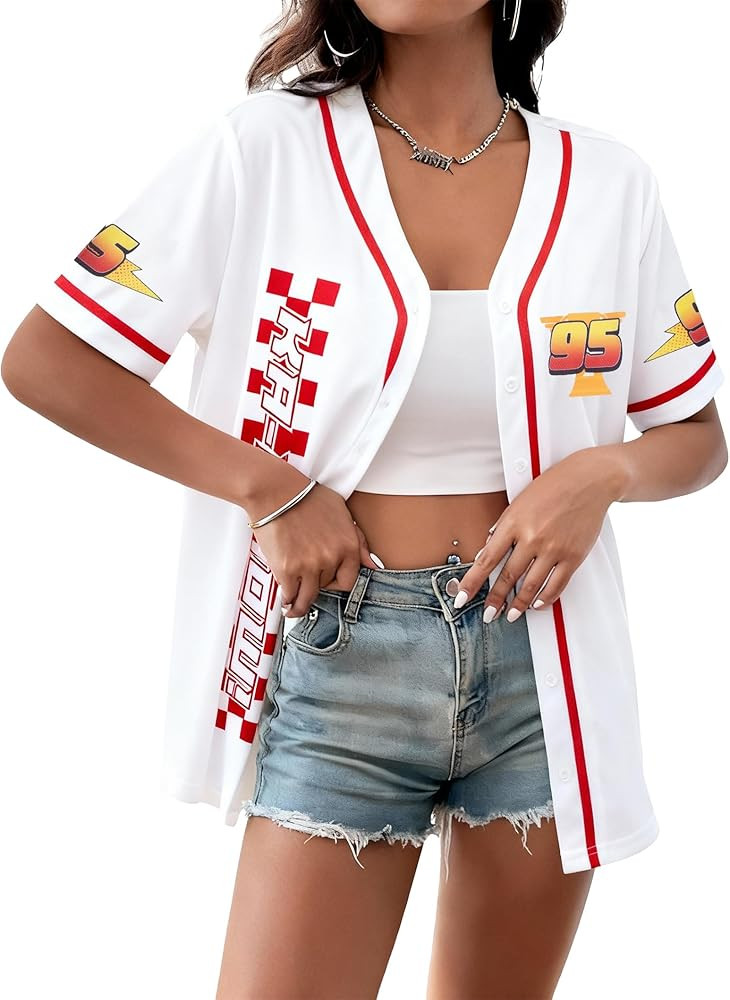 Magic Kingdom Shirt Women Princess Baseball Jersey Magical Castle Graphic Tees Family Vacation Tr... | Amazon (US)