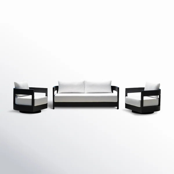 Everlee 3piece Outdoor Sofa Seating Group With Sunbrella Cushions | Joss & Main