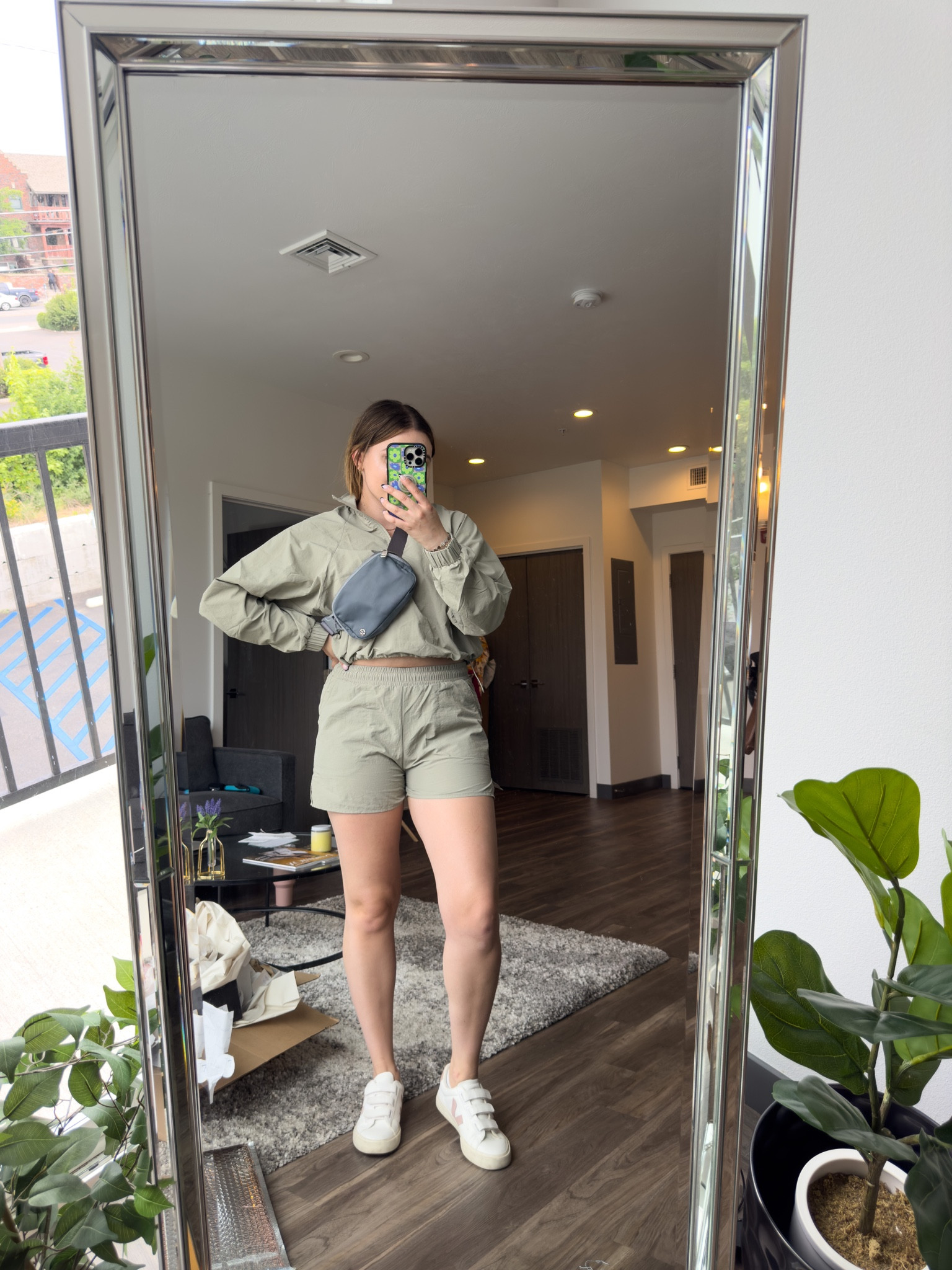 Casual road trip outfit! Perfect for a travel day or a car ride. 

Im wearing a M tank and size 9 sneakers. Matching set is L and 15% off NanaMac with code LAURENTRIVISON15 

#LTKtravel #LTKFind #LTKunder100