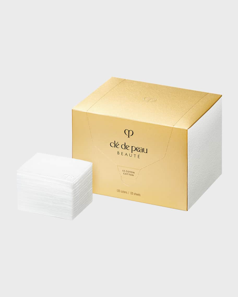 Cle de Peau Beaute Cotton, 120 Sheets | Neiman Marcus
