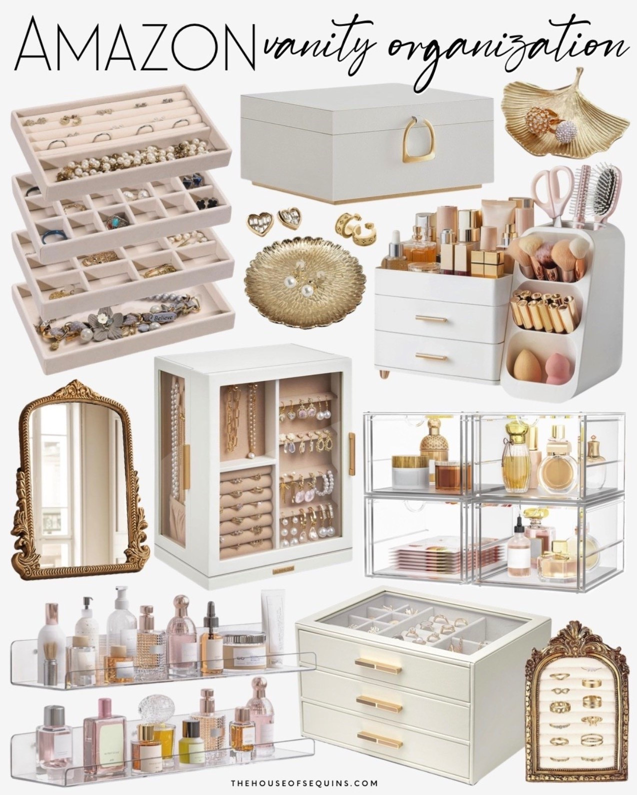 Shop Amazon home organization! Vanity organization, makeup storage, jewelry storage, vanity mirror, closet organization, perfume storage

Follow my LTK @thehouseofsequins on the @shop.LTK app to view this post and get my exclusive app-only content!

#liketkit 
@shop.ltk
https://liketk.it/5NS3G

Follow my LTK @thehouseofsequins on the @shop.LTK app to view this post and get my exclusive app-only content!

#liketkit #LTKSaleAlert #LTKHome #LTKmomlife
@shop.ltk
https://liketk.it/5NS91