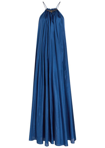 Aster gathered silk maxi dress | Harvey Nichols
