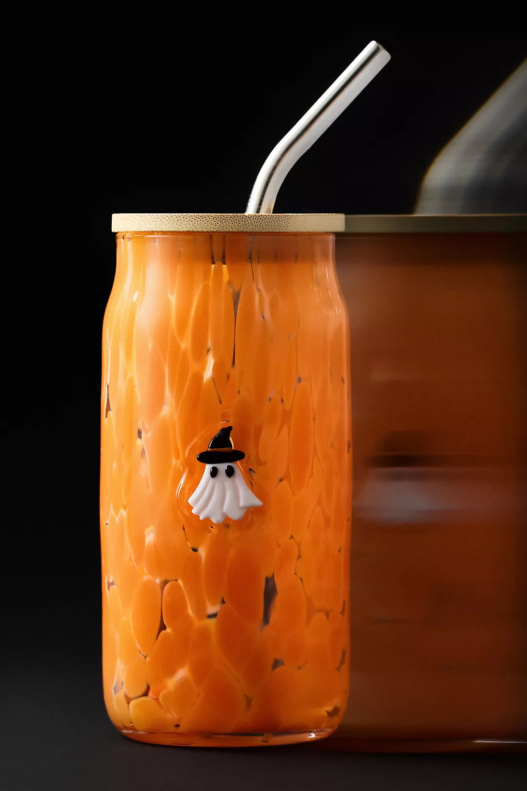 Mystic Halloween Icon Juice Glass Tumbler with Lid | Anthropologie (US)