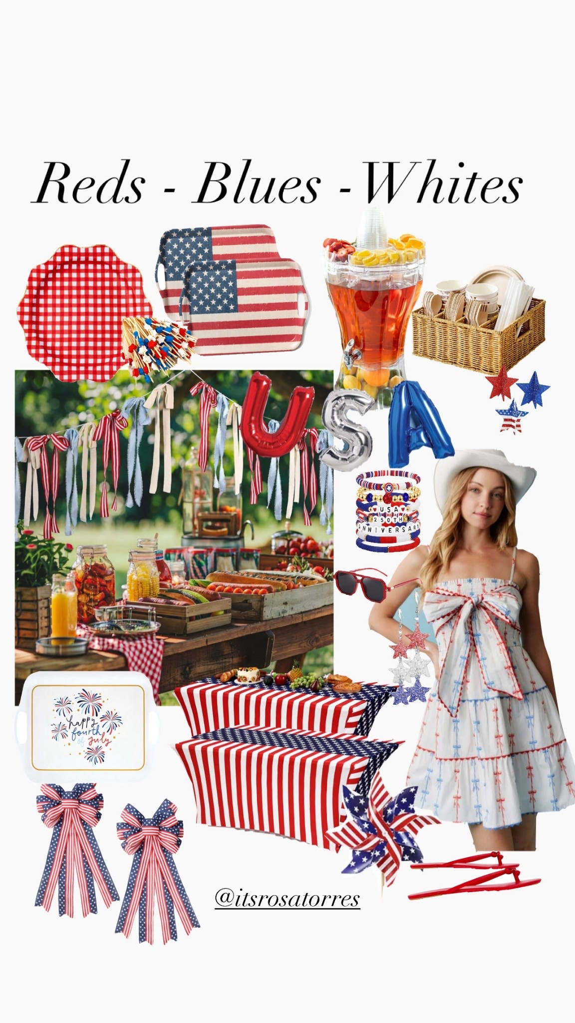 Memorial and Fourth of July colors grab them before they are gone. Perfect for hosting parties or styling up!


#memorialday #fourthofjuly #memorialdaystyle #fourthofjulystyle #fireworks #250anniversary #america #americana #usahomedecor #fourthofjulyhosting #fourthofjulydecorations #memorialdaydecoration

#LTKFestival #LTKHome #LTKSeasonal