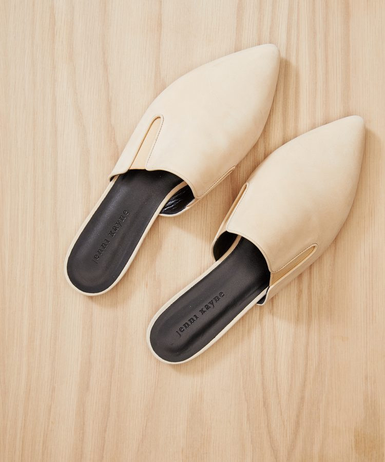 Oiled Leather Mule - Natural | Jenni Kayne | Jenni Kayne