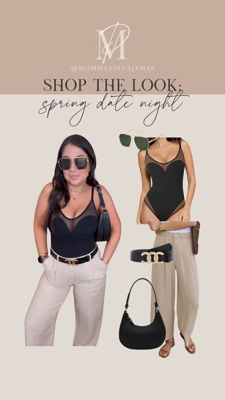 A perfect date night look for my girls! This body suit is bigger bust friendly (I'm a 34DDD). date night, spring date night outfit, casual date night

#LTKstyletip #LTKSeasonal #LTKfindsunder50