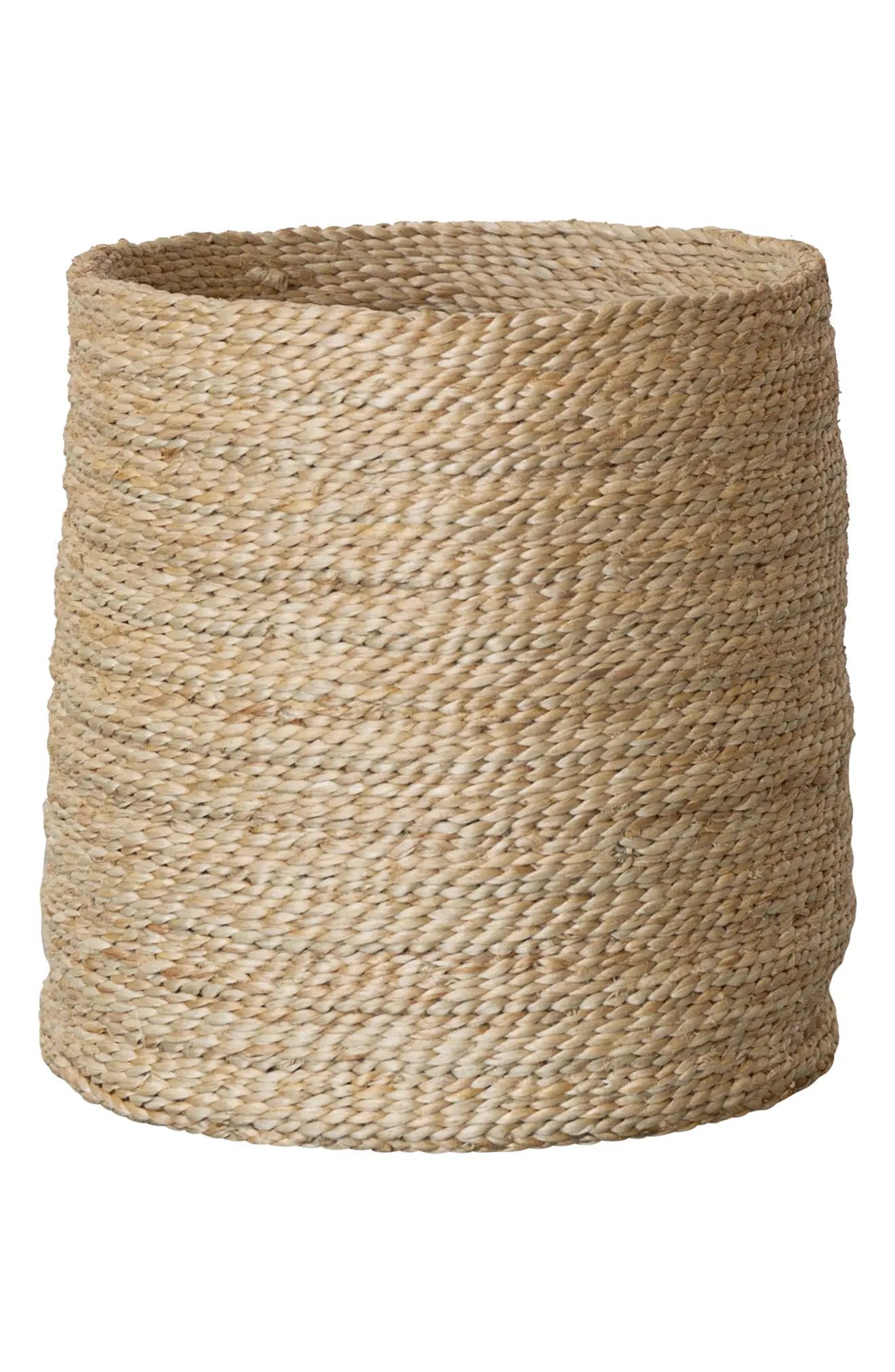 Will & Atlas Round Jute Basket in Natural at Nordstrom, Size Small | Nordstrom
