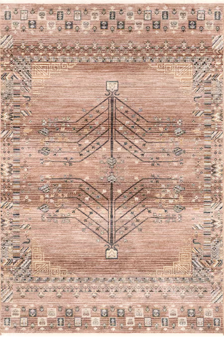 Rust Carmina Antique Meadow Area Rug | Rugs USA