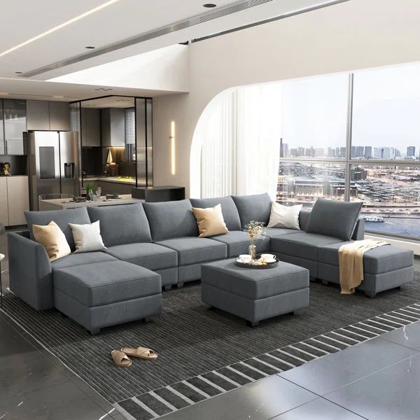 U Shaped Corner Sectional Sofa | Wayfair North America