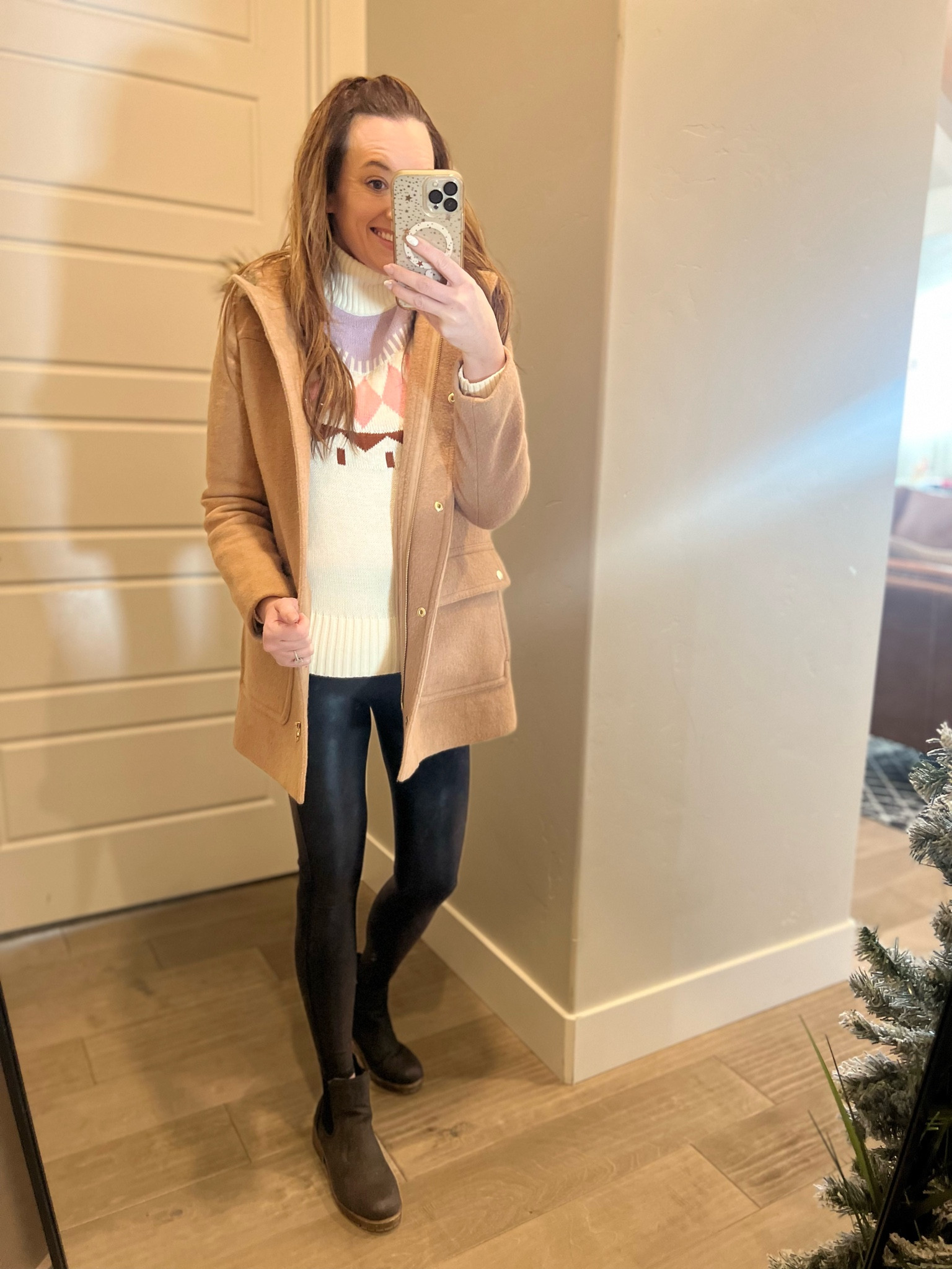 How to style a faire isle sweater. Faire isle sweater for winter. Winter outfit idea  

#LTKSeasonal #LTKHoliday #LTKstyletip