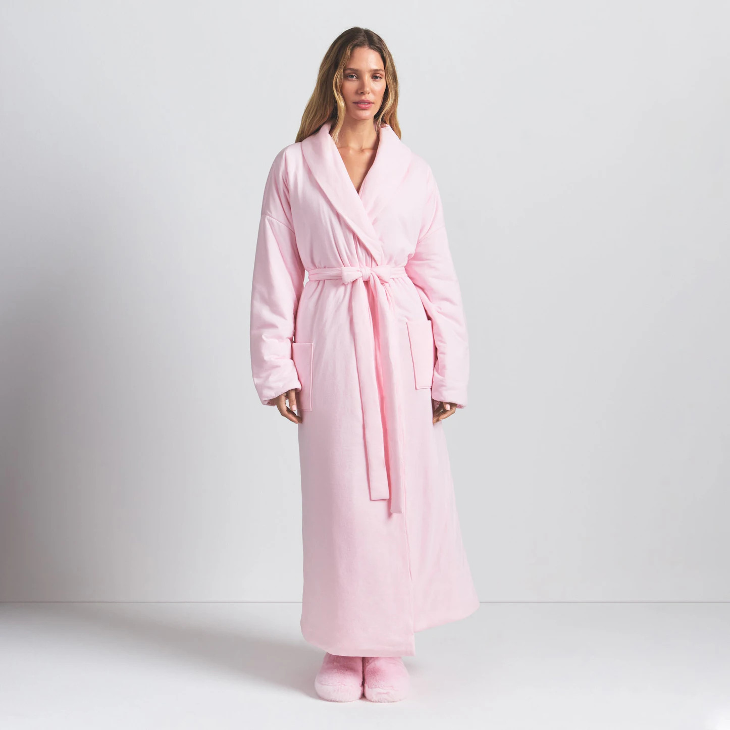 DUVET LONG ROBE | CHERRY BLOSSOM | SKIMS | SKIMS (US)