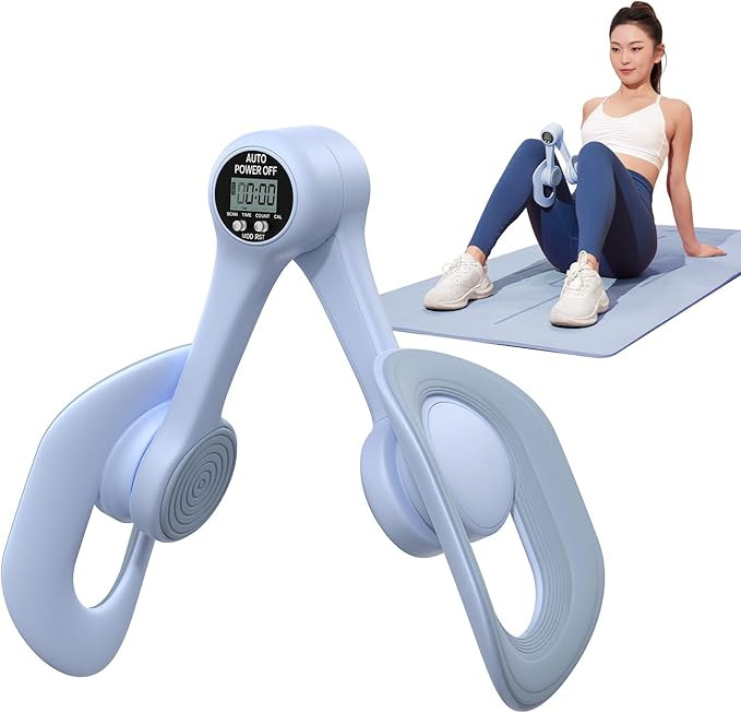 MERACH Thigh Trainer, Pelvic Floor Exercise Devices with Display Counter, Inner Thigh Exerciser f... | Amazon (US)