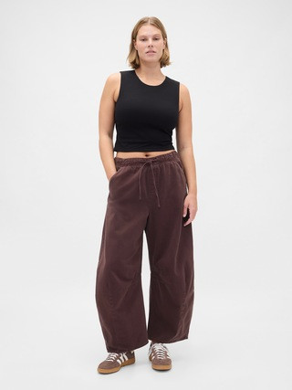 Mid Rise Twill Easy Horseshoe Pants | Gap (US)