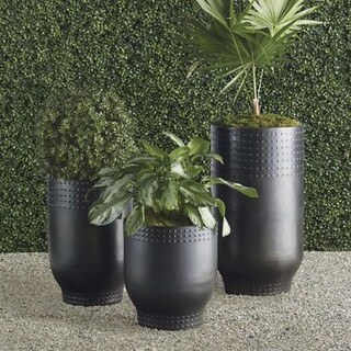 Benton Planters with Bronze Powdercoat & Aluminum Craftsmanship for Indoor/Outdoor Use | Frontgate