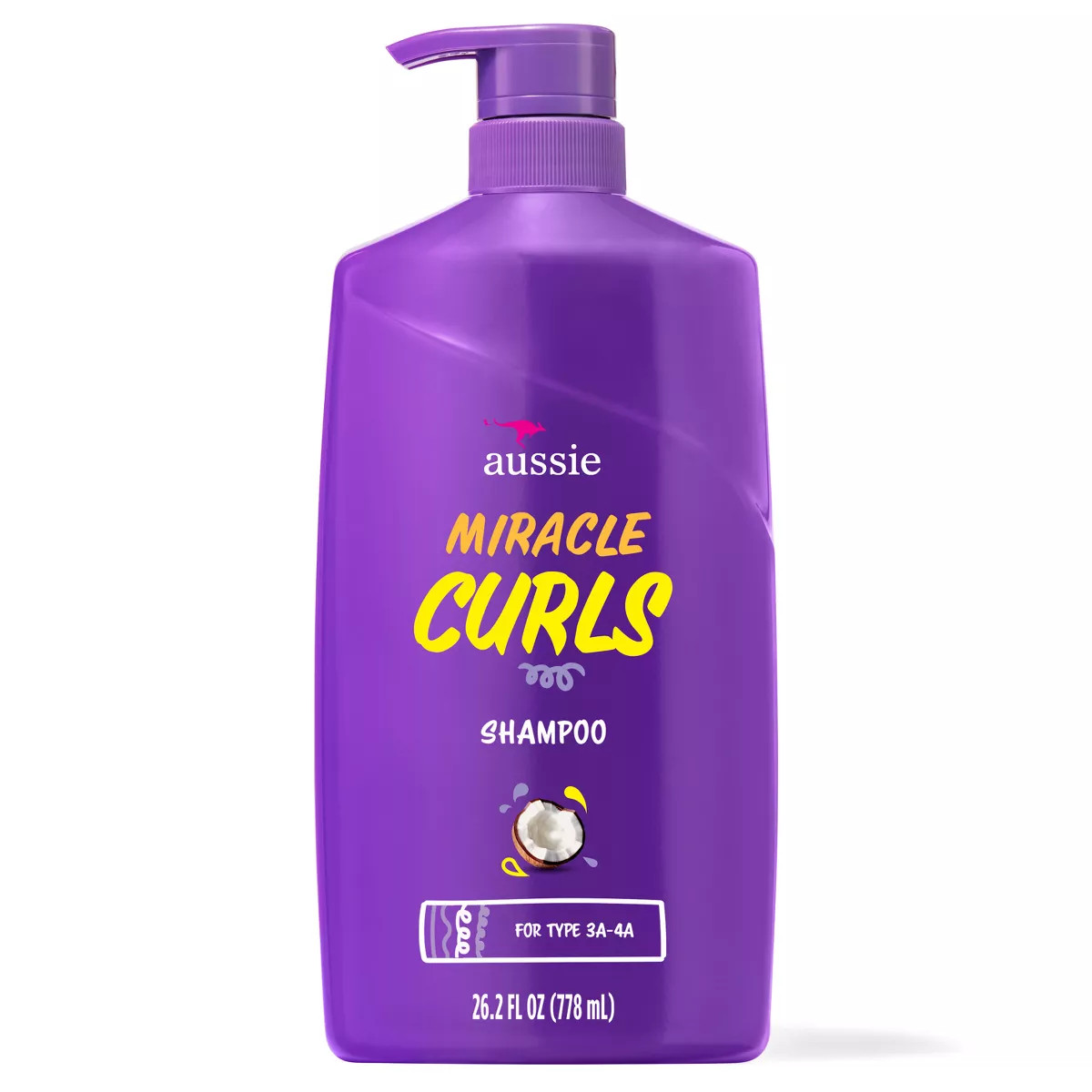 Aussie Miracle Curls with Coconut and Jojoba Paraben-Free Shampoo - 26.2 fl oz | Target
