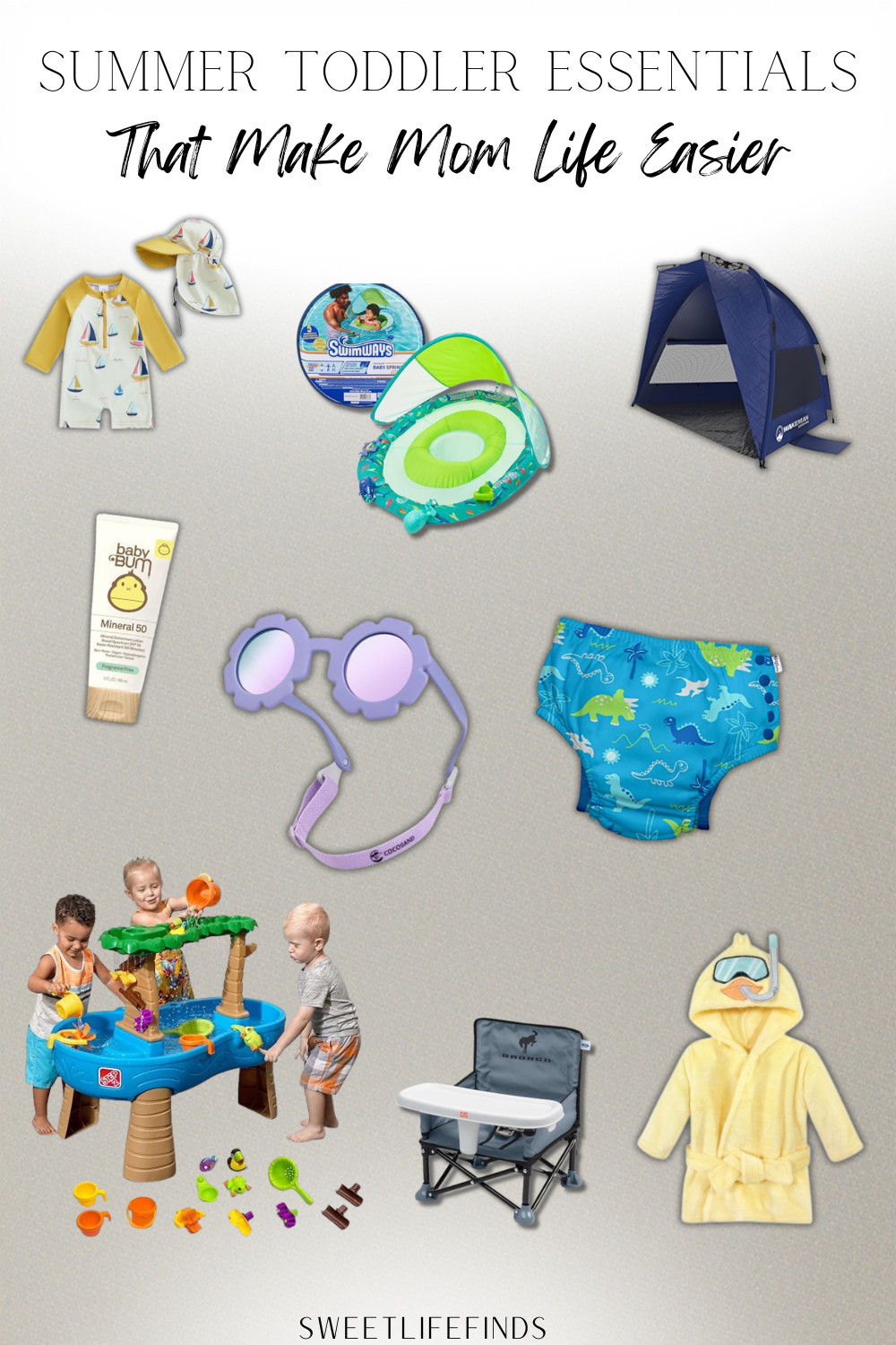 Grab these summer toddler essentials now if you want warm-weather mom life to feel a little less chaotic. This mix is so good for pool days, beach trips, backyard play, and all the little summer outings where having the right stuff really helps. Practical, cute, and the kind of finds that actually make summer with a toddler easier. #SummerToddlerEssentials #MomLifeFinds #ToddlerSummerMustHaves #SweetLifeByKourtney 

 #LTKSeasonal #LTKSwim #LTKKids