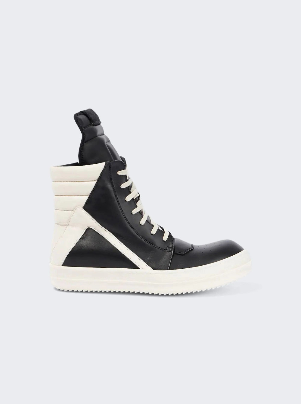Scarpe in Pelle Geobasket High Top Sneakers Black / Milk  | The Webster | The Webster