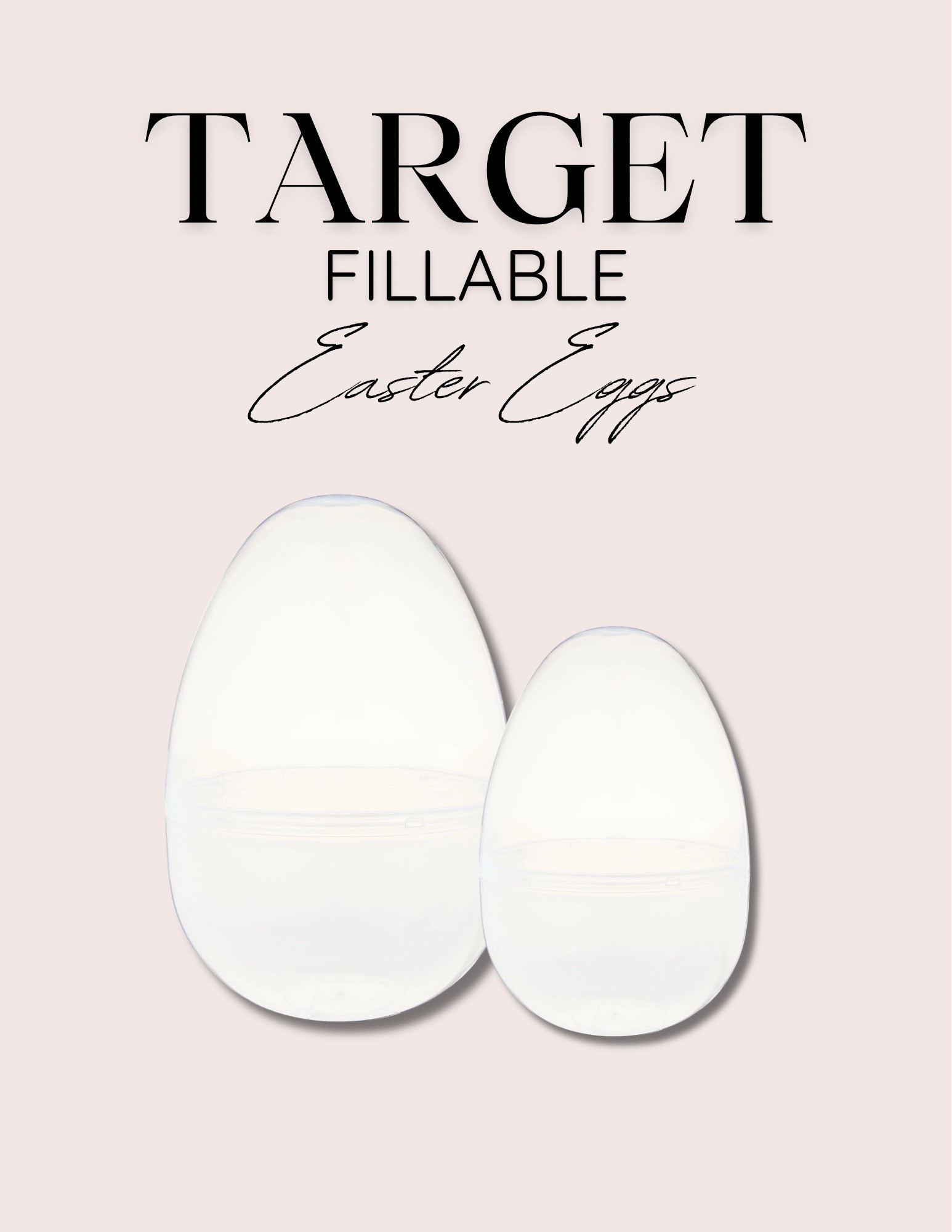 Jumbo fillable easter eggs! Perfect for gifting your kiddos. They have 2 sizes available 🐣 

#LTKSeasonal #LTKKids