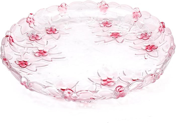 MAGCOLOR Pink plum blossoms shaped Large Decorative Bowl-11.8 inch Diameter, Modern Handicraft Bo... | Amazon (US)