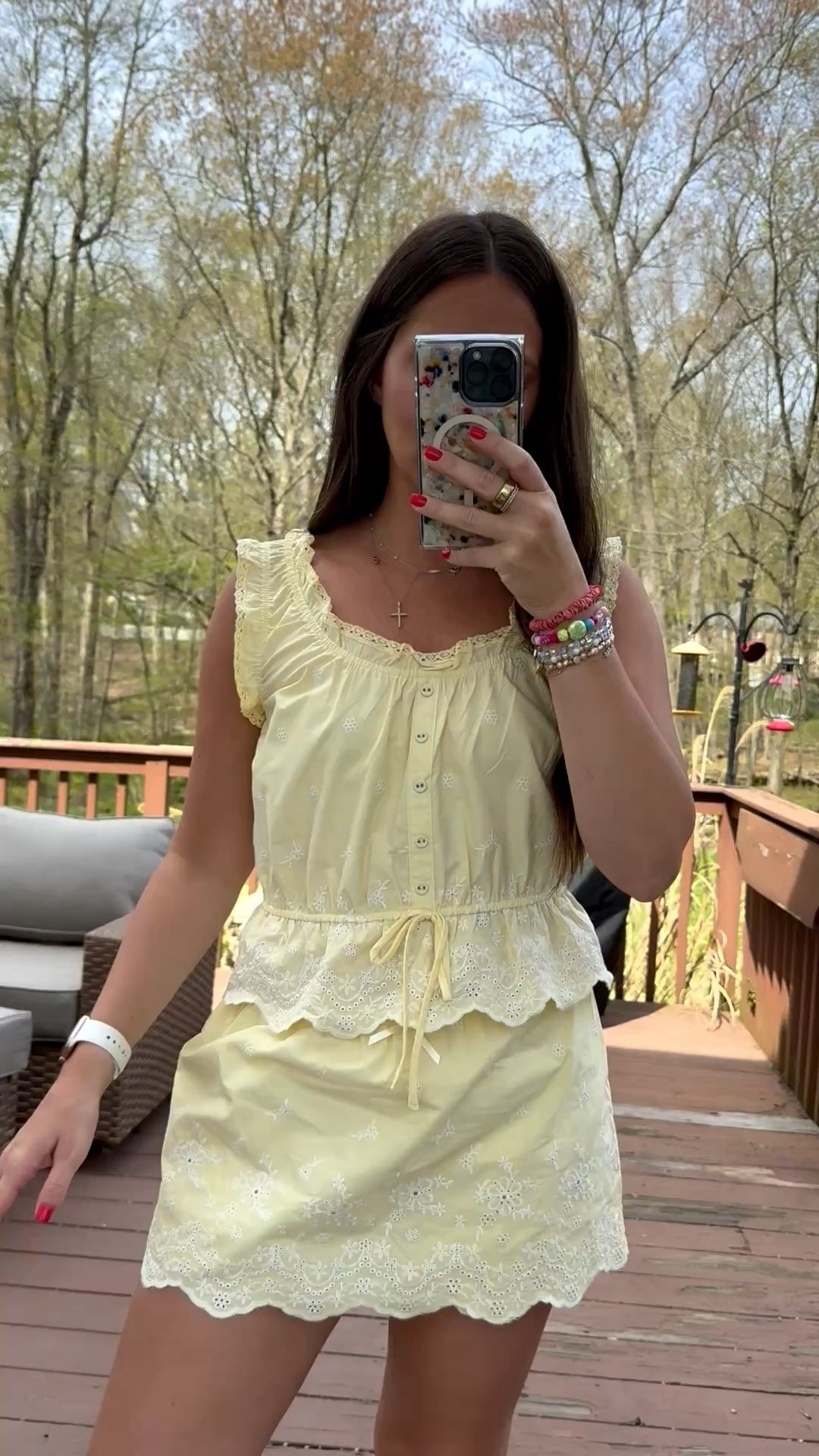 Cutest little matching set!! Wearing small 