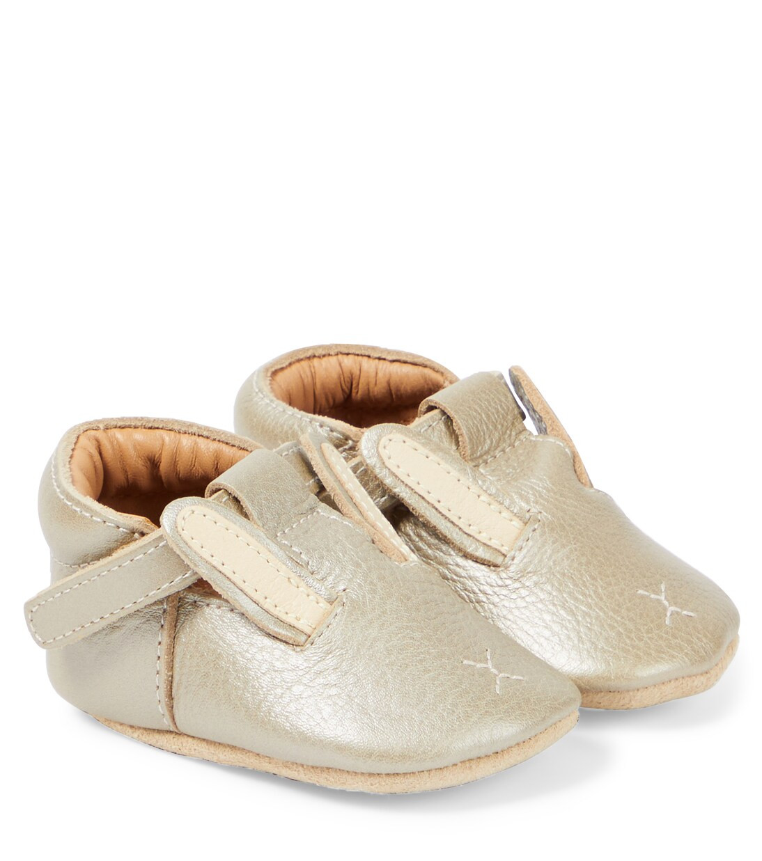 Baby Schuhe Blinc Bunny aus Metallic-Leder | Mytheresa (DACH)