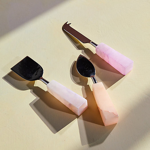 Alabaster Cheese Knives, Set of 3 | Terrain