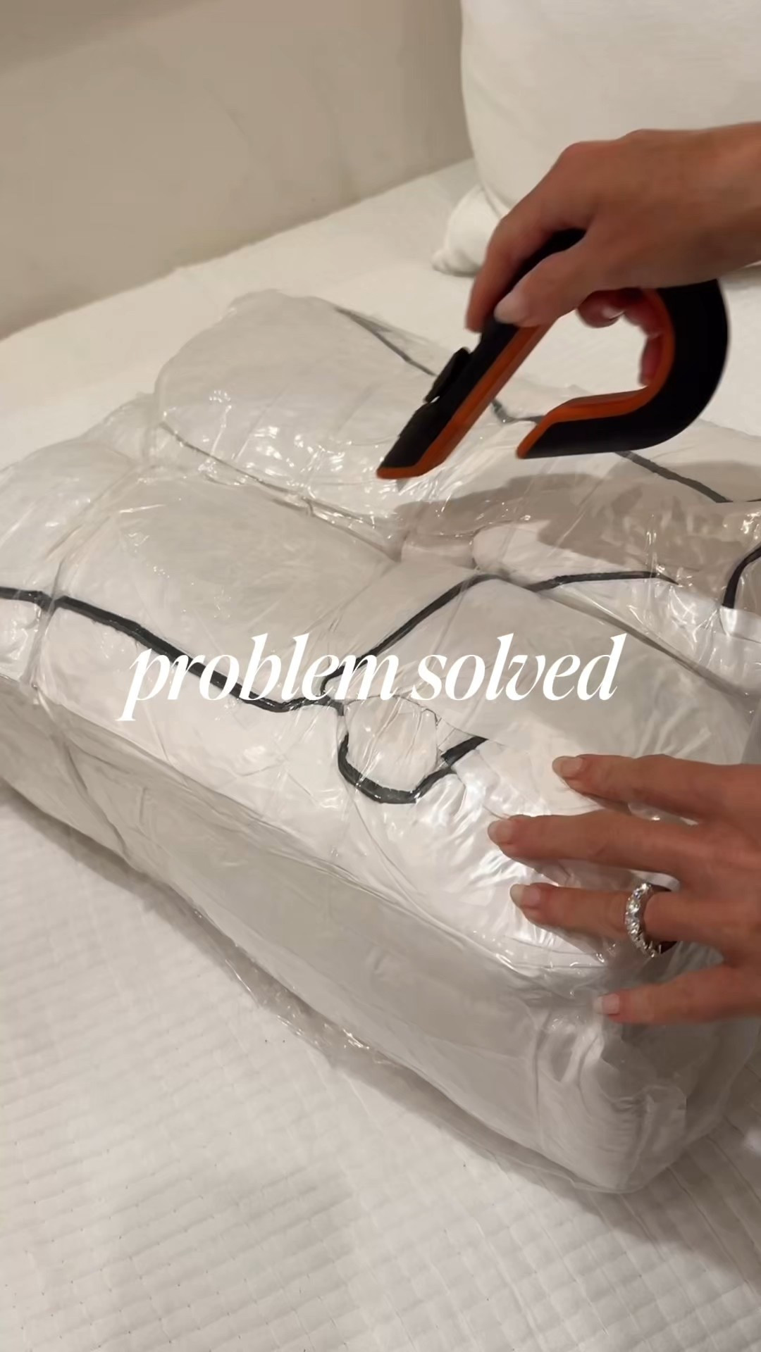 Problem solved! I love a full pillow and to achieve that look I go up two inches in size in the fill. Another non negotiable is a good karate chop. So happy with these fills and covers from Amazon #stylinbyaylin #aylin #amazon #home 

#LTKHome #LTKFindsUnder100 #LTKStyleTip