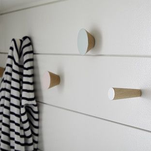 Three by Three Pastel Hob Knob Solid Wood Wall Pegs | The Container Store