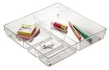 InterDesign Linus Grand Drawer Organizer in Clear | Amazon (US)