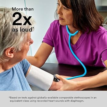3M 5806 Littmann Classic III Rainbow-Finish Monitoring Stethoscope with 27" Raspberry Tube | Amazon (US)