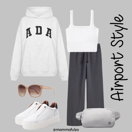 Airport Style ✈️🏝️

Comfortable, casual but on trend outfit ideal to wear to the airport or  for any kind of travel. 

Wide leg joggers, Adanola Hoody, Lululemon bag, Hollister fashion, platform trainers, sunglasses, holiday style, airport outfit idea, travelling outfit, outfit for the airport 

#LTKstyletip #LTKtravel #LTKeurope