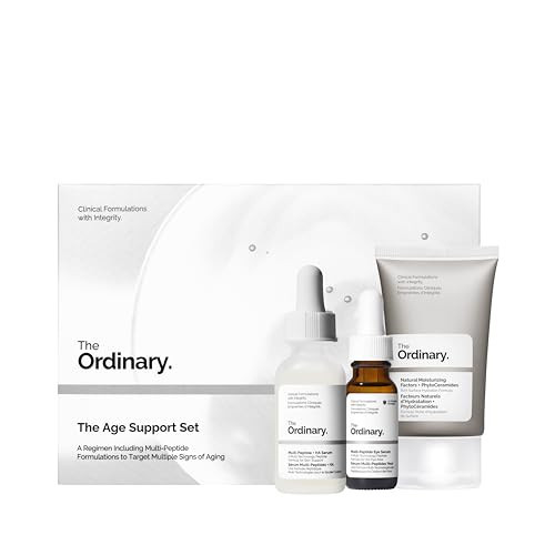 The Ordinary Age Support Set - 3-Step Anti-Aging Skin Regimen with Multi-Peptide + HA, Multi-Peptide Eye Serum, and Natural Moisturizing Factors + PhytoCeramides | Skincare Set | Amazon (US)