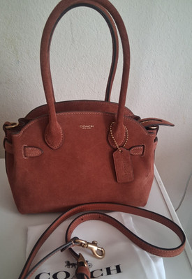 Coach Suede Empire 21 Top Handle or Crossbody Bag NWT $325 | eBay US
