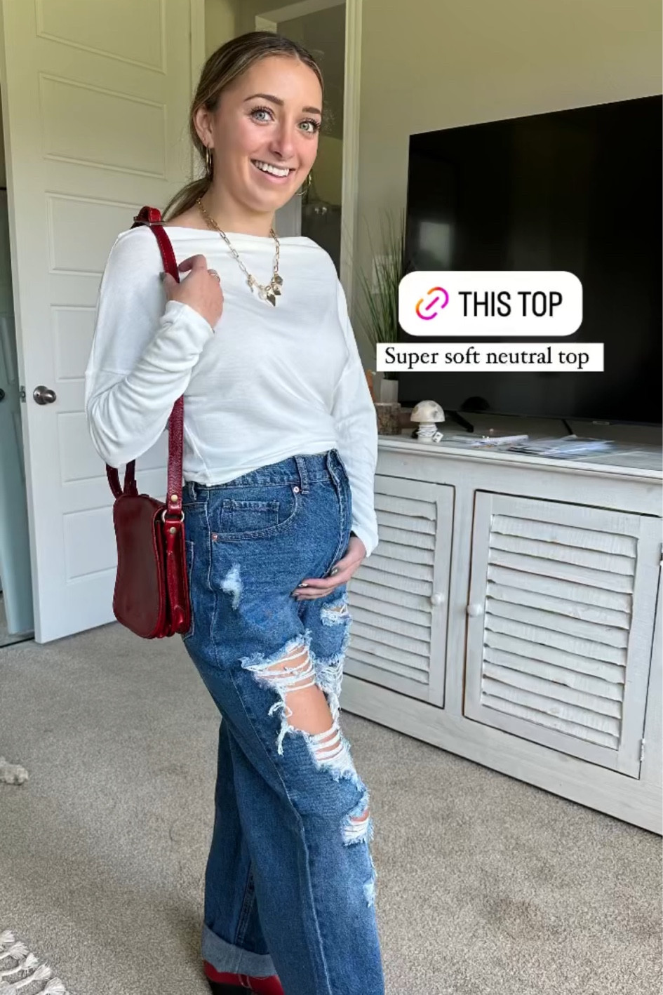 My bump friendly outfit I put together! Sooo cute and good for going out. My jeans are from lash next door! 

#LTKU #LTKStyleTip #LTKBump