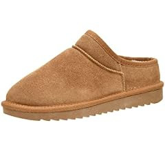 CUSHIONAIRE Women's Hilo Faux Shearling Genuine Suede Cozy Mule Slippers +Memory Foam | Amazon (US)
