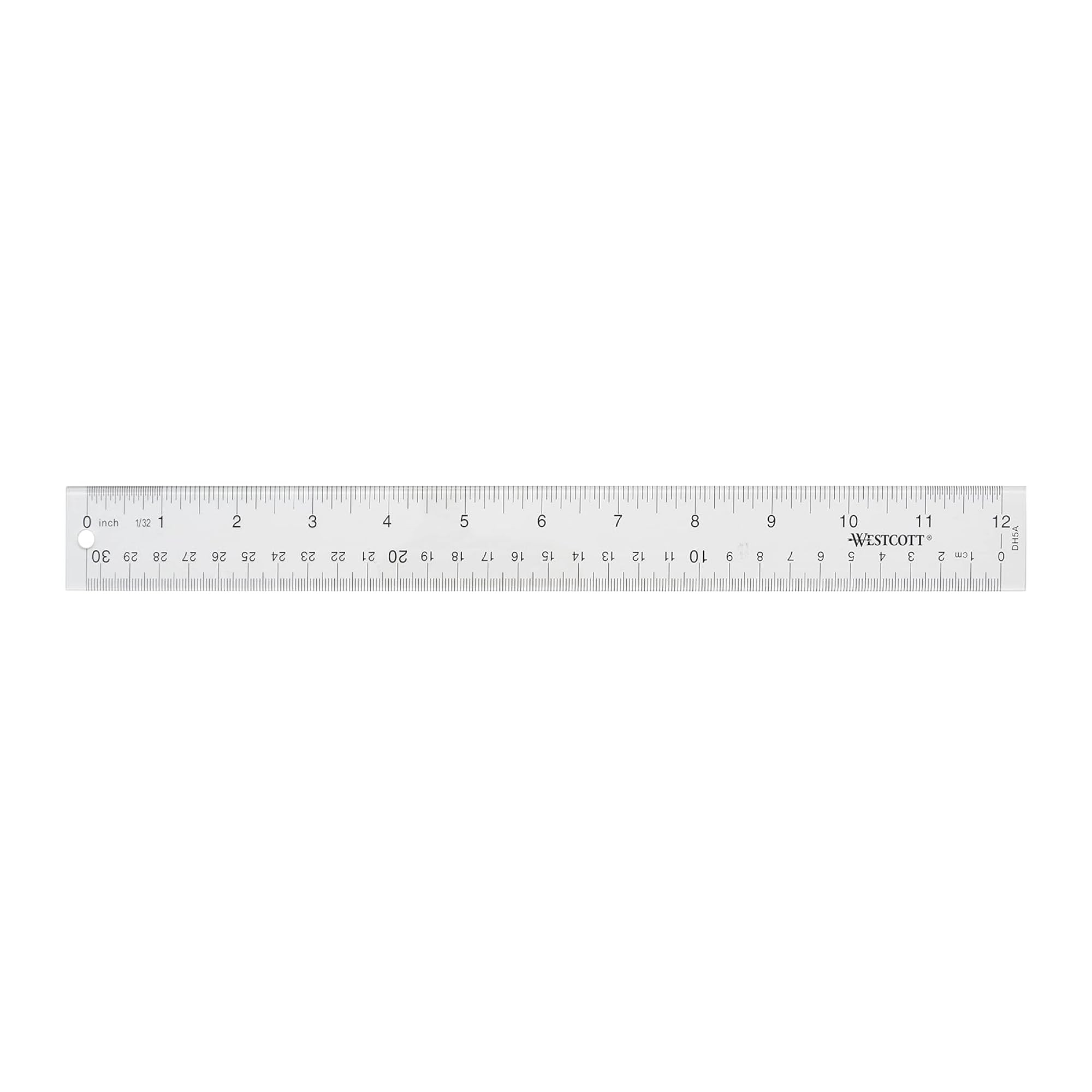 Westcott Acrylic Clear Rulers Set, Easy-to-Read Markings, Scratch-Resistant Design, Raised Bevele... | Amazon (US)