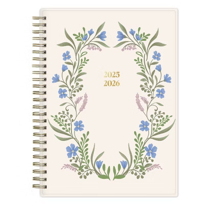 The Everygirl 5.875"x8.625" 2025-2026 Weekly/Monthly Wirebound Planner Notes Clear Cover Belaro W... | Target