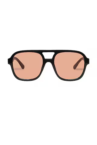 AIRE Whirlpool Sunglasses in Black & Tan Tint from Revolve.com | Revolve Clothing (Global)