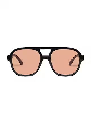 AIRE Whirlpool Sunglasses in Black & Tan Tint from Revolve.com | Revolve Clothing (Global)
