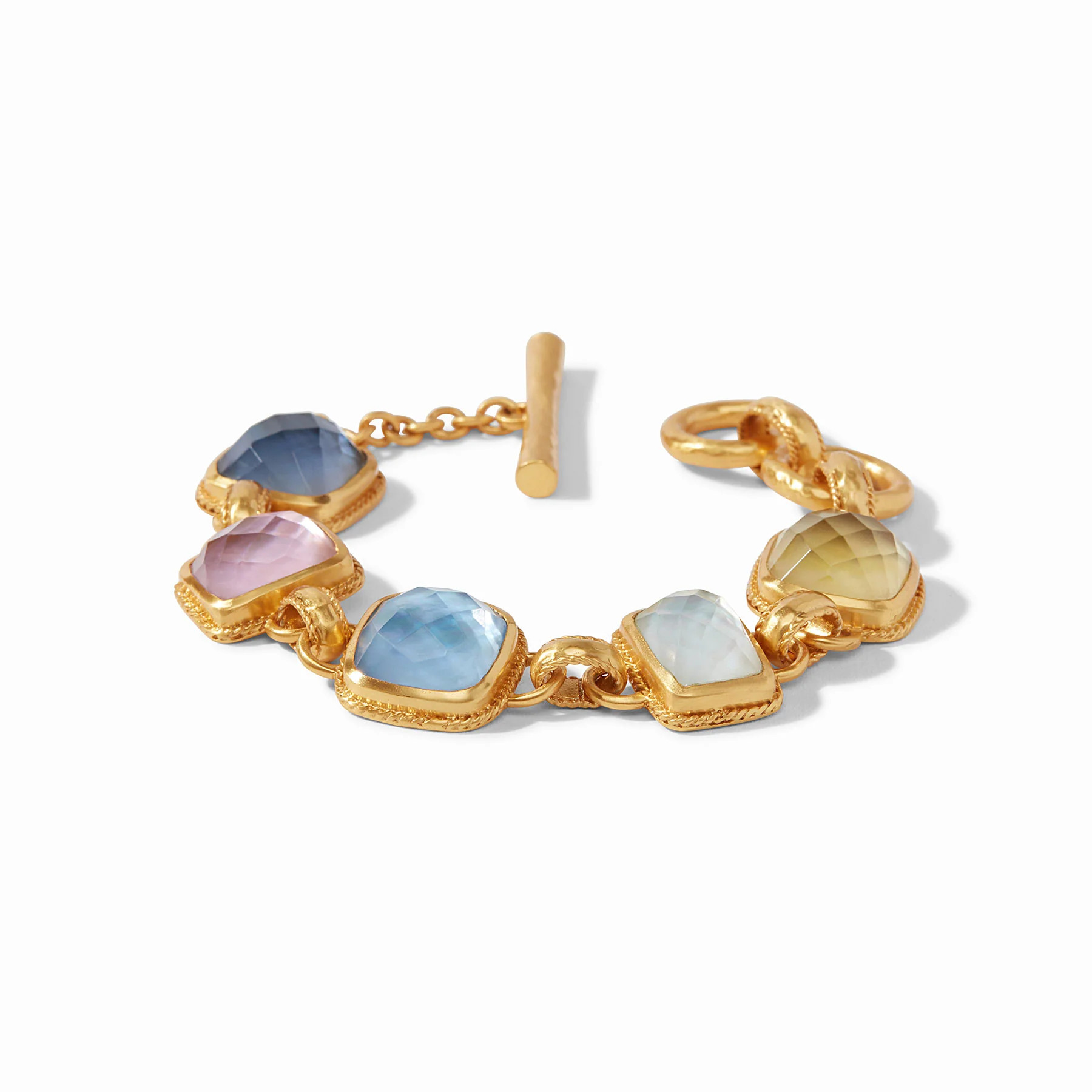 Savoy Demi Gold Toggle Bracelet | Julie Vos | Julie Vos