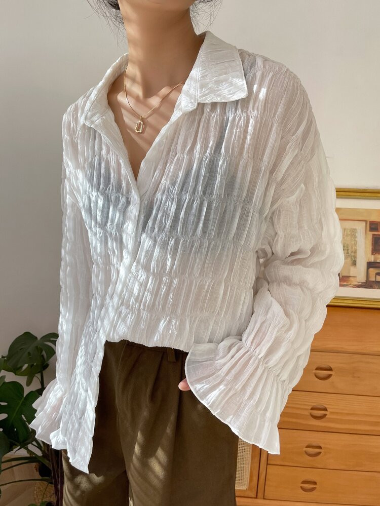 DAZY Shirt mit Volant Ärmeln
       
              
              14.49€        
    (500+)
  ... | SHEIN