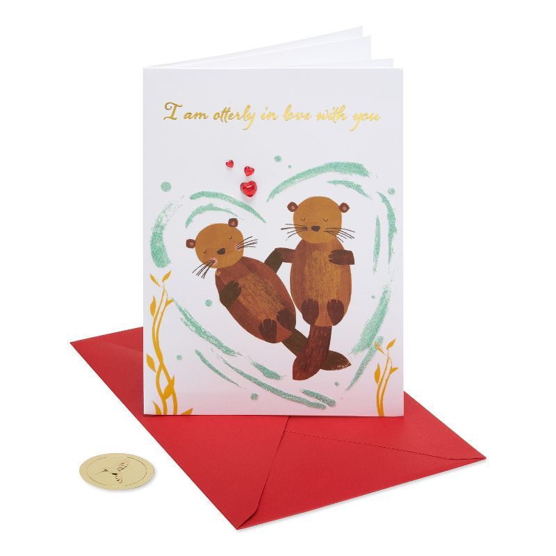 Valentine Cards Fsc Otterly Love - PAPYRUS | Target