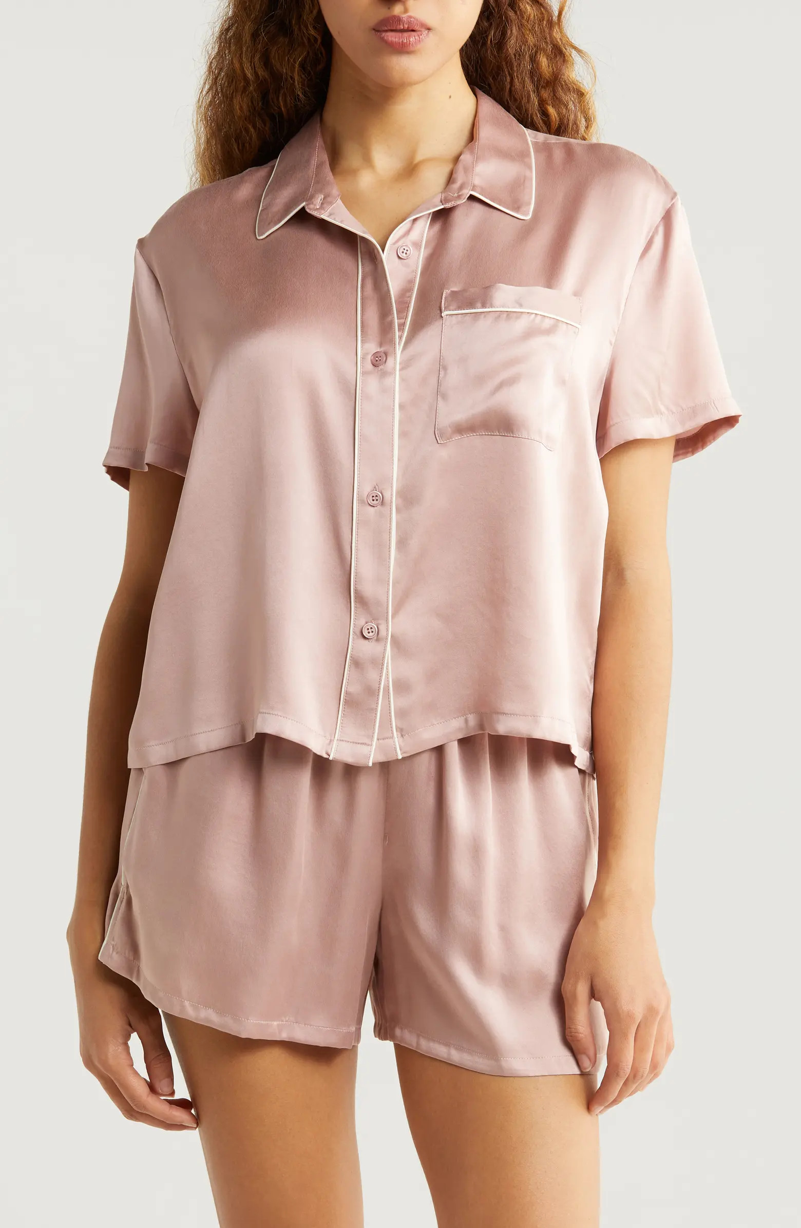 Nordstrom Washable Silk Short Pajamas | Nordstrom | Nordstrom