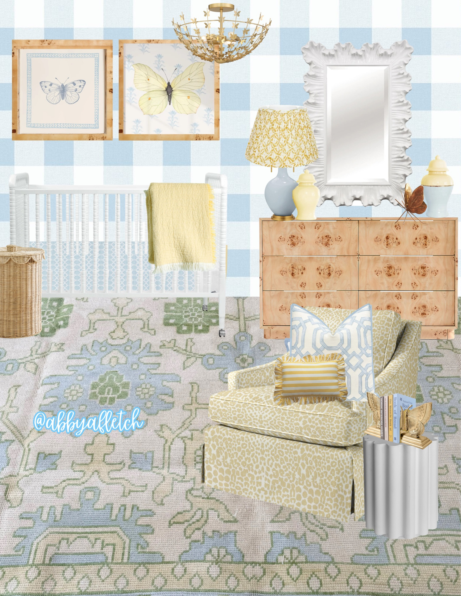 blue and yellow girl’s nursery💛🦋
butter yellow is one of my favorite colors🤩 it is just so happy! i wanted to design a cheerful nursery! i would love to use this as inspiration for a future nursery for our family one day🩵✨

#LTKBaby #LTKKids

#LTKBaby #LTKHome #LTKKids