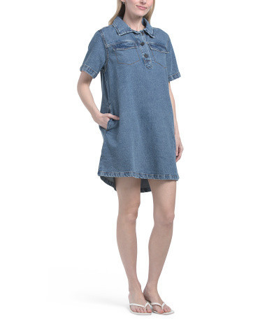 Denim Shirt Dress For Women, Cotton | TJ Maxx